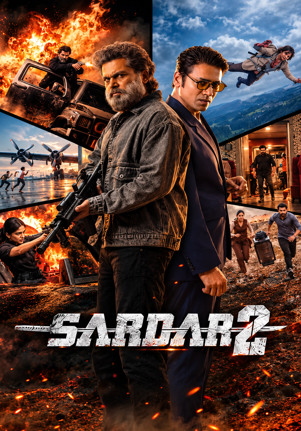 Sardar 2 (2026) (Hindi + Tamil) Dual Audio UnCut South Movie HD ESub
