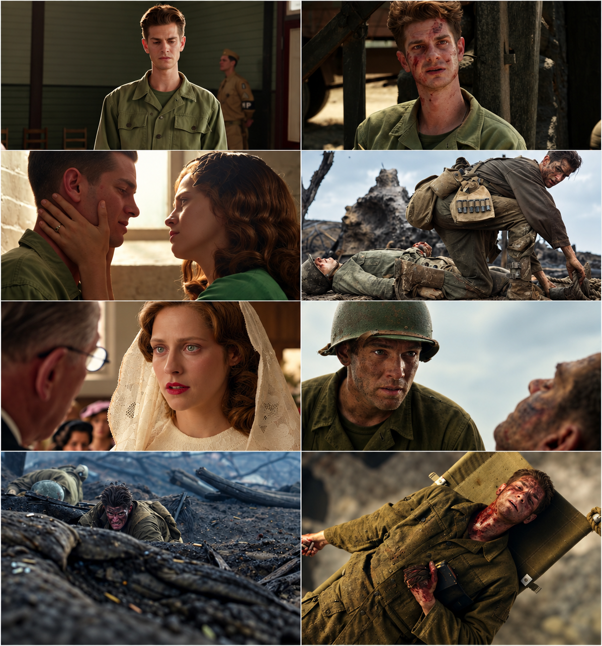 Hacksaw Ridge (2016) (Hindi HQ + English) Dual Audio Hollywood Movie BluRay HD ESub Screenshot